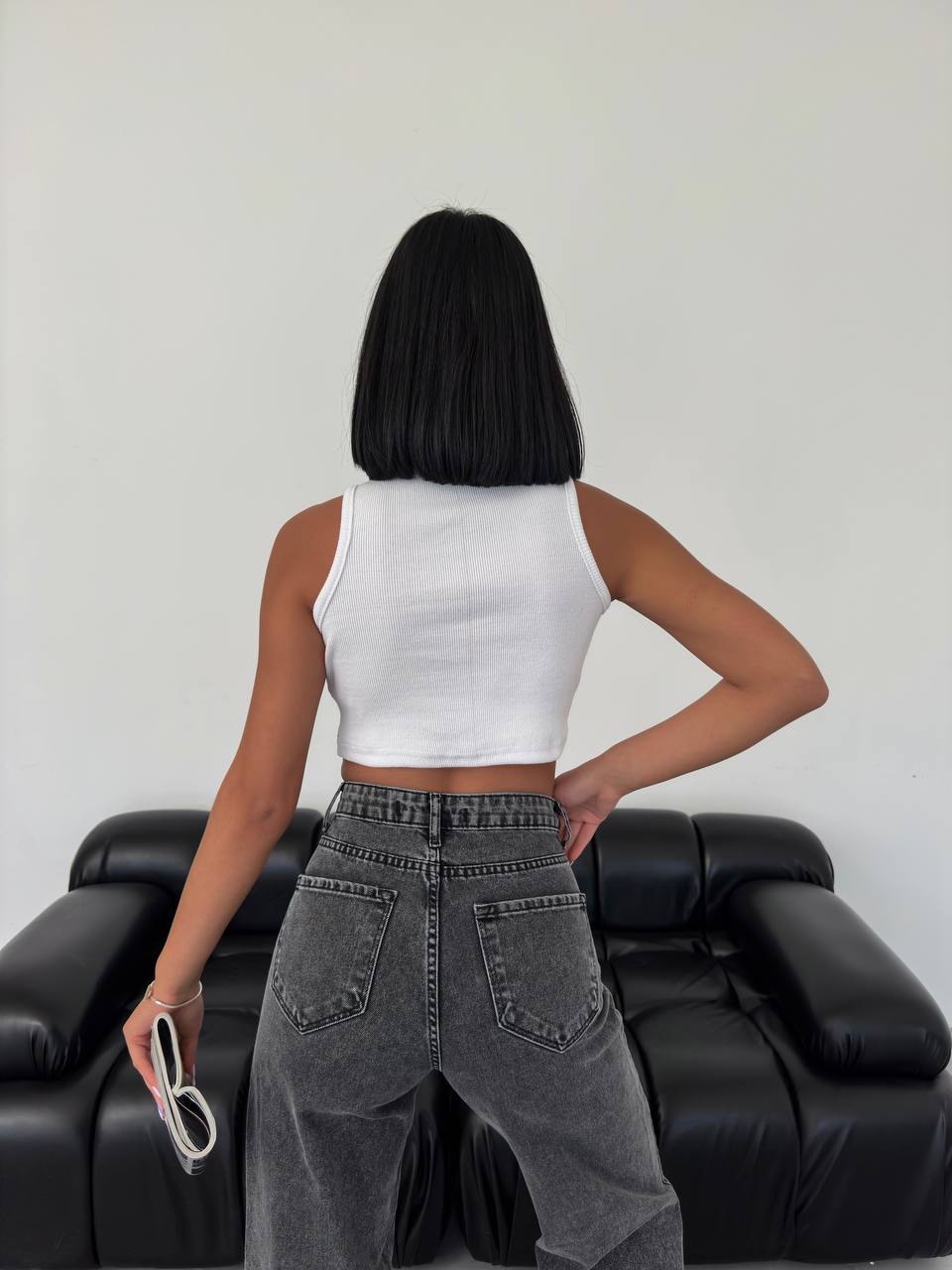 Halter Yaka Kaşkorse Crop